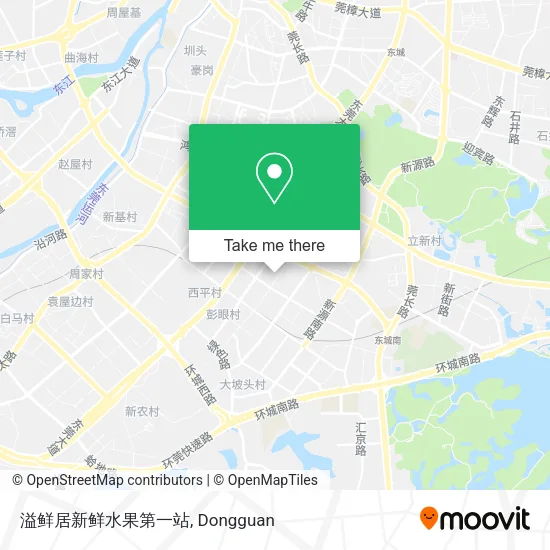 溢鲜居新鲜水果第一站 map