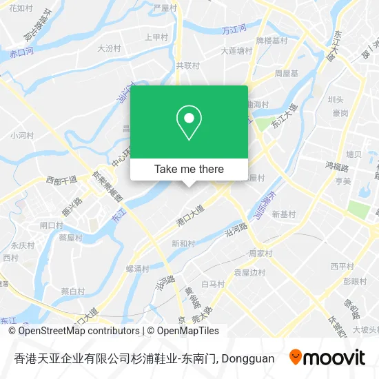 香港天亚企业有限公司杉浦鞋业-东南门 map