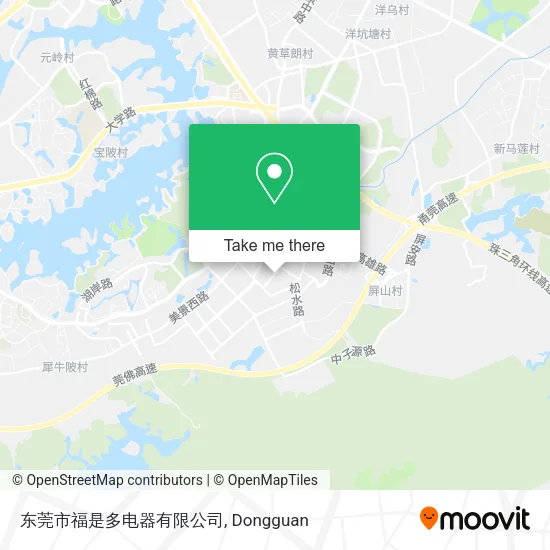 东莞市福是多电器有限公司 map