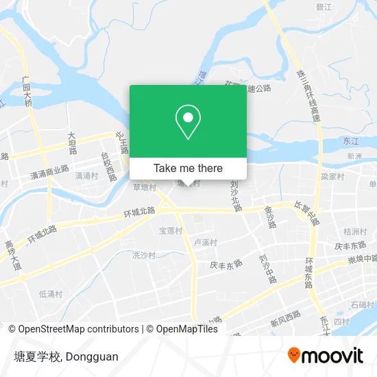 塘夏学校 map