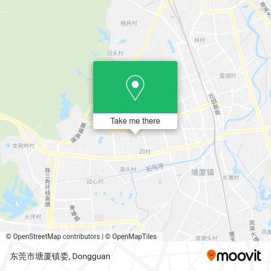东莞市塘厦镇委 map