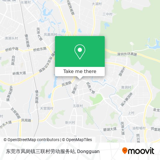 东莞市凤岗镇三联村劳动服务站 map