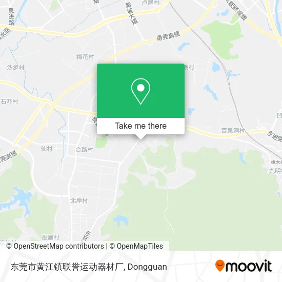 东莞市黄江镇联誉运动器材厂 map