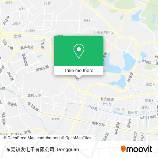 东莞镇发电子有限公司 map