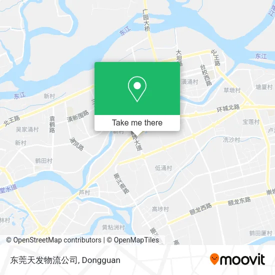 东莞天发物流公司 map