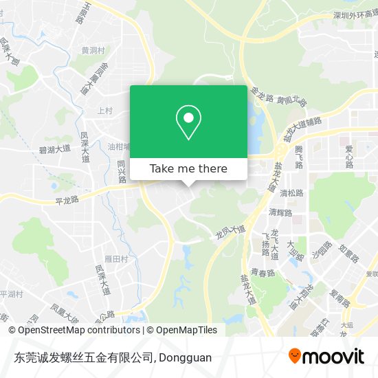 东莞诚发螺丝五金有限公司 map