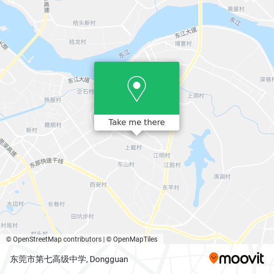 东莞市第七高级中学 map