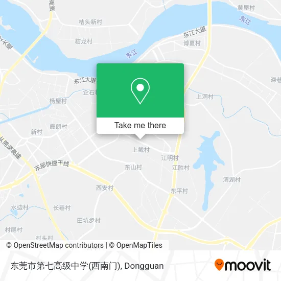 东莞市第七高级中学(西南门) map