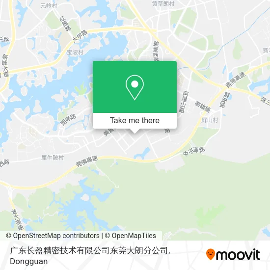 广东长盈精密技术有限公司东莞大朗分公司 map