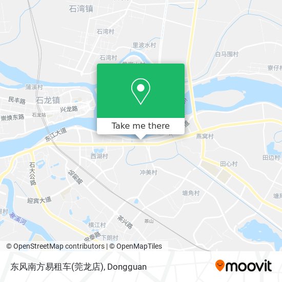 东风南方易租车(莞龙店) map