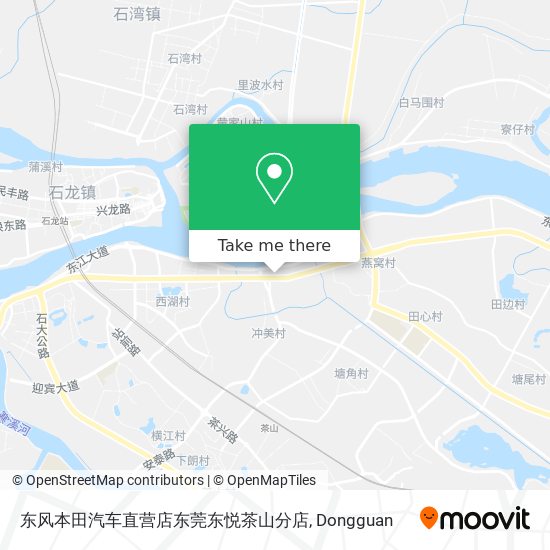 东风本田汽车直营店东莞东悦茶山分店 map