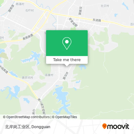 北岸岗工业区 map