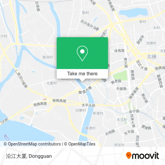 沿江大厦 map