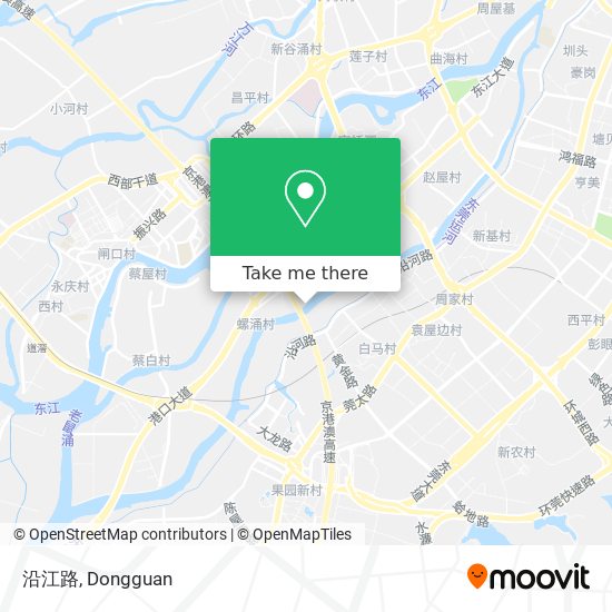 沿江路 map