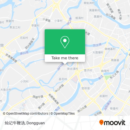 灿记牛鞭汤 map