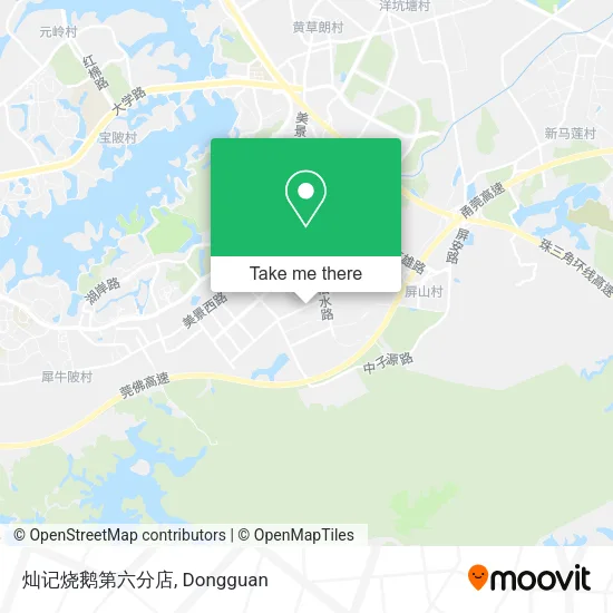 灿记烧鹅第六分店 map