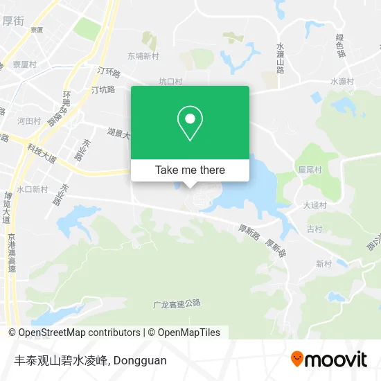 丰泰观山碧水凌峰 map