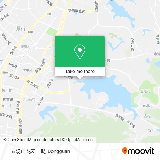 丰泰观山花园二期 map