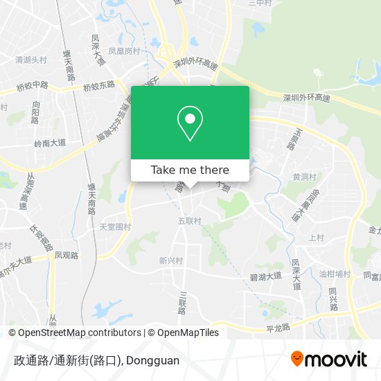 政通路/通新街(路口) map