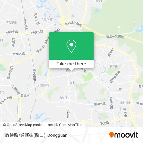 政通路/通新街(路口) map