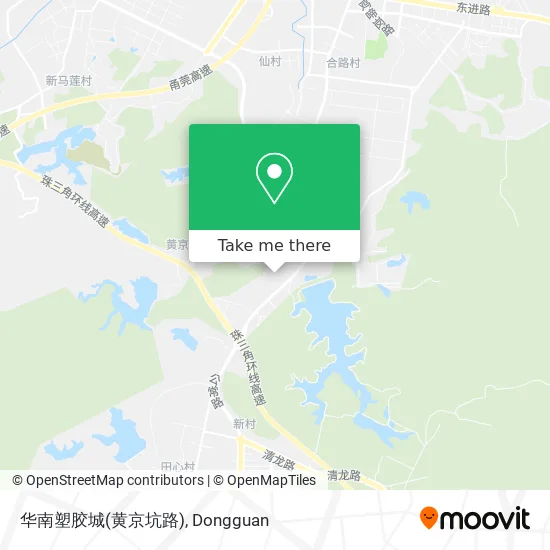 华南塑胶城(黄京坑路) map