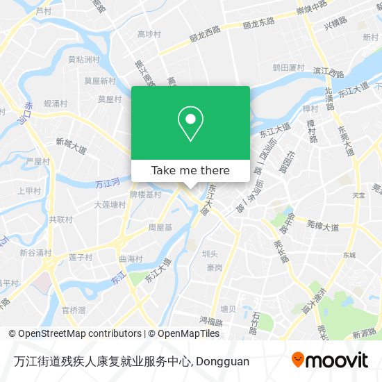 万江街道残疾人康复就业服务中心 map