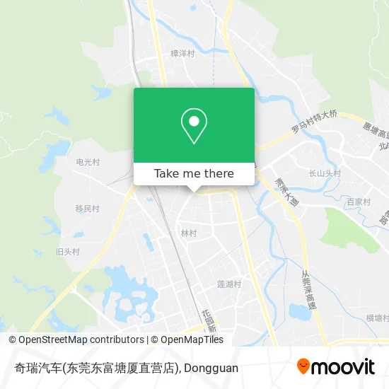 奇瑞汽车(东莞东富塘厦直营店) map