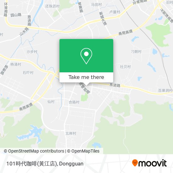 101時代咖啡(黃江店) map