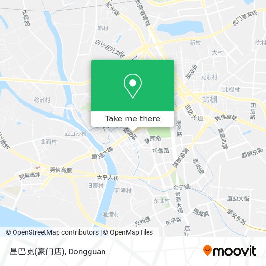 星巴克(豪门店) map