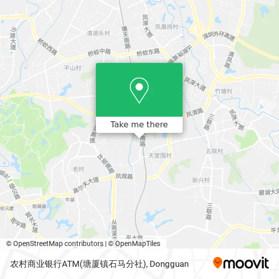 农村商业银行ATM(塘厦镇石马分社) map
