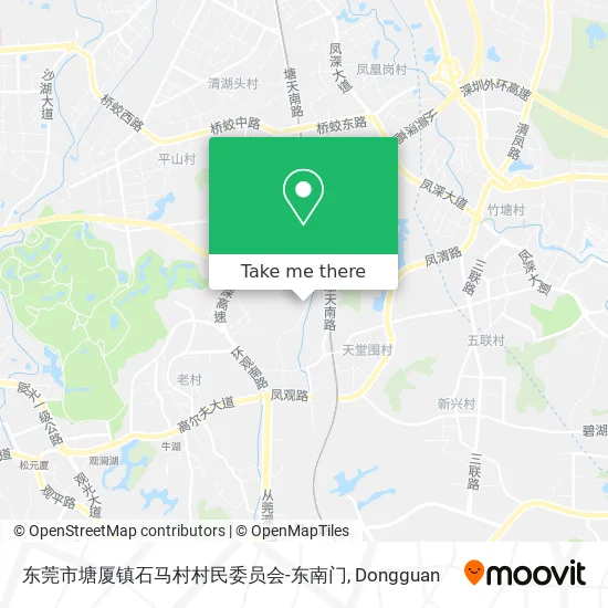 东莞市塘厦镇石马村村民委员会-东南门 map