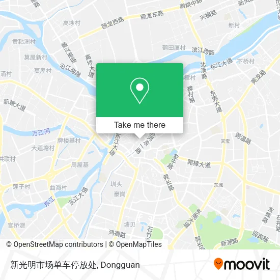 新光明市场单车停放处 map