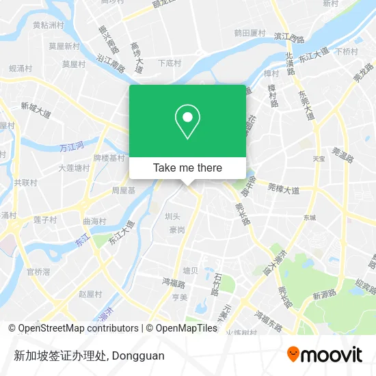 新加坡签证办理处 map