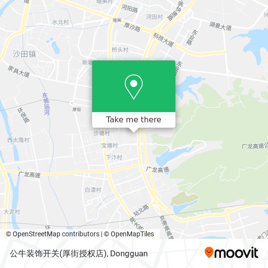 公牛装饰开关(厚街授权店) map