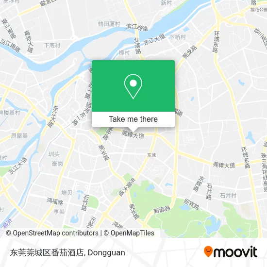 东莞莞城区番茄酒店 map