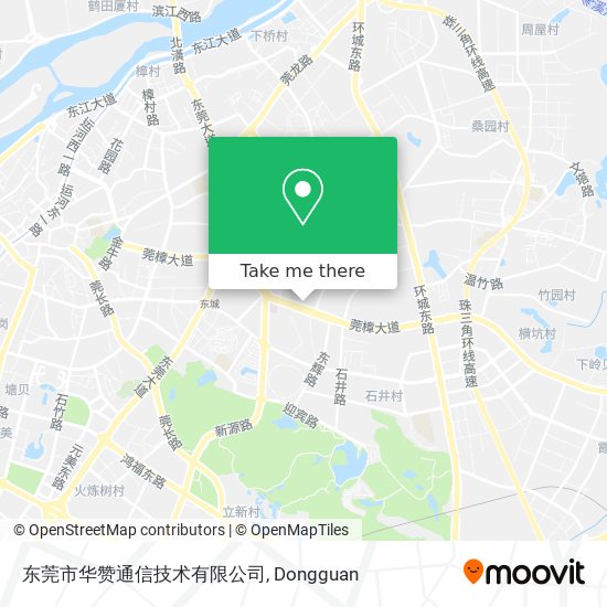 东莞市华赞通信技术有限公司 map