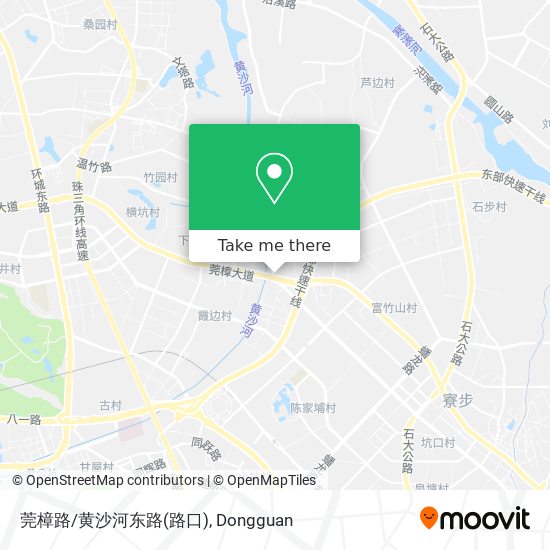 莞樟路/黄沙河东路(路口) map