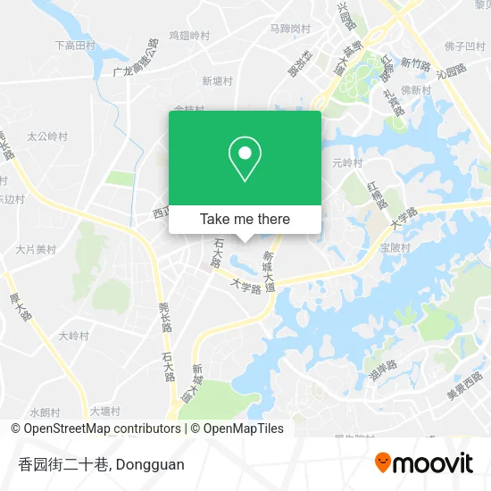 香园街二十巷 map