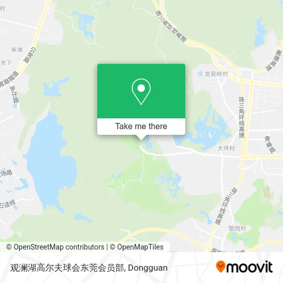 观澜湖高尔夫球会东莞会员部 map