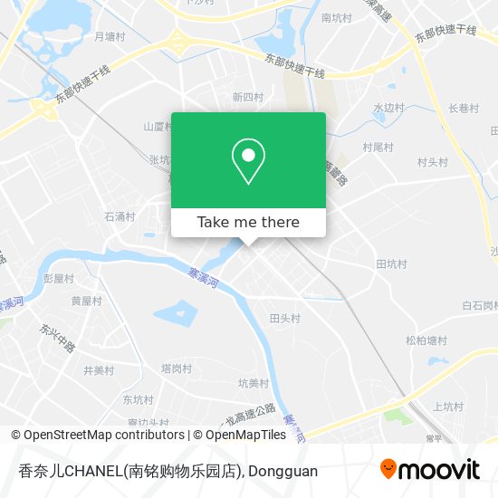 香奈儿CHANEL(南铭购物乐园店) map