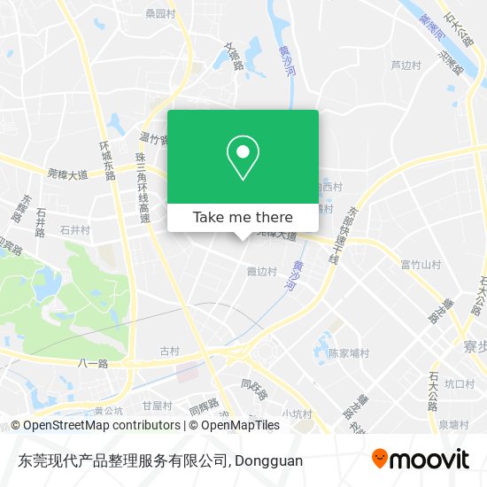 东莞现代产品整理服务有限公司 map