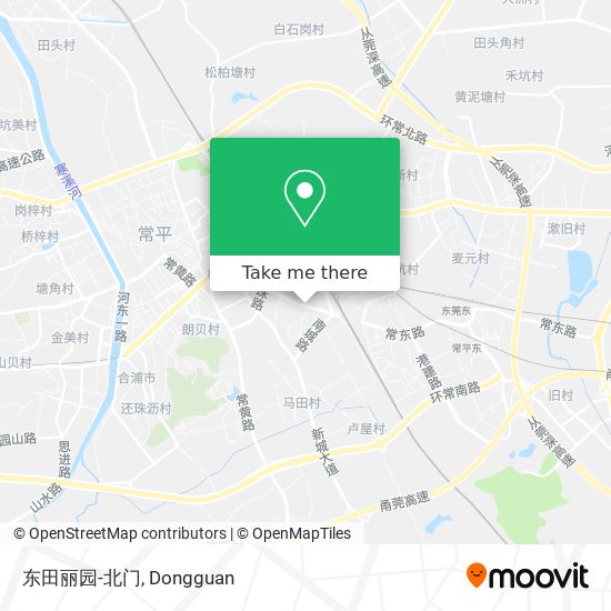 东田丽园-北门 map