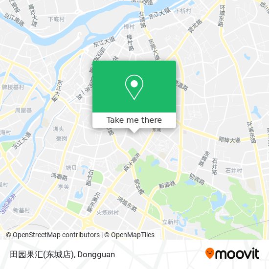 田园果汇(东城店) map