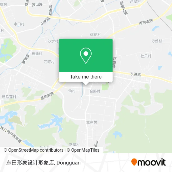 东田形象设计形象店 map