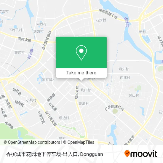 香槟城市花园地下停车场-出入口 map