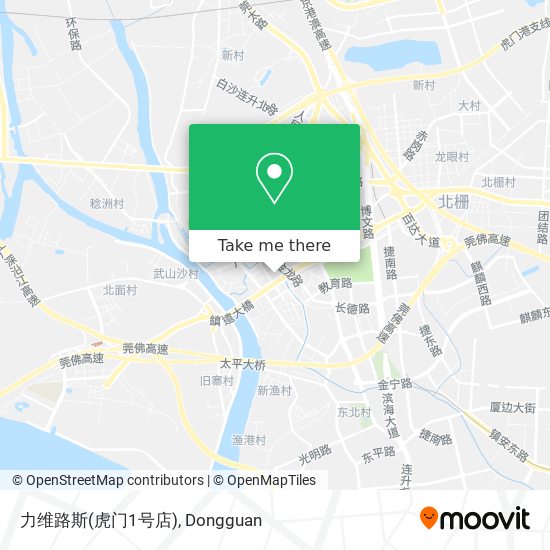 力维路斯(虎门1号店) map