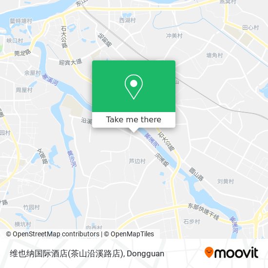 维也纳国际酒店(茶山沿溪路店) map