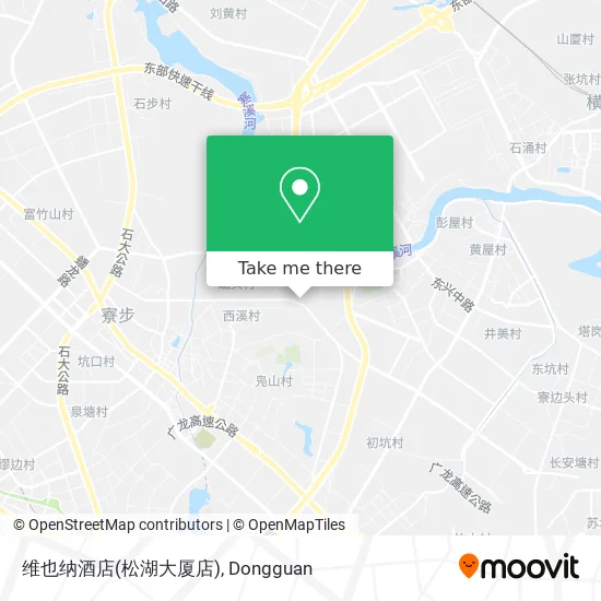 维也纳酒店(松湖大厦店) map