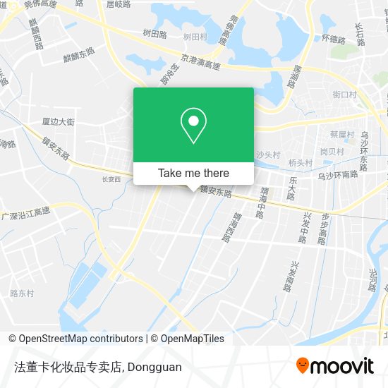 法董卡化妆品专卖店 map