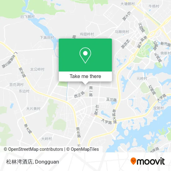 松林湾酒店 map